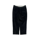 Vintage Charcoal Dark Gray  Relaxed Fit Jumbo Corduroy Pants Size 34x31